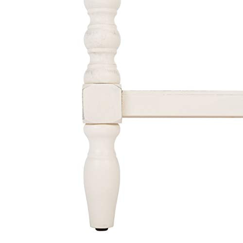 SAFAVIEH Furniture - Athena 3-Drawer Console Table - Distressed White - Solid Wood - Farmhouse Classic Design - Ideal for Entryway, Living Room, Hallway, 23.5" W x 13" D x 29.5" H (CNS5703A) - color: Distressed White