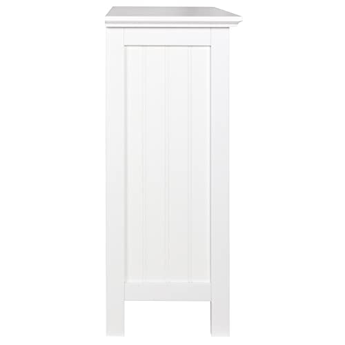 eHemco 2 Tier Bookcase with 2 Arched Supports, 29 Inches, White - color: White, size: 2 Tier
