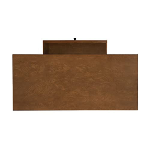 Melissa Mid Century Walnut Desk by Linon - color: Walnut
