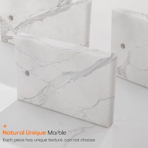 Hand Towel Bar for Bathroom Vanity Countertop 1-Tier Towel Holder Free Stand with Heavy Marble Base Thicken Steady, Gold Stainless Steel AN7002GD - color: Brushed Gold, size: 1-Bar
