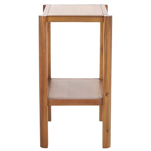 SAFAVIEH Home Collection - Hendro Accent Table, Natural Brown Rectangular Side Table with 1 Shelf, Fully Assembled (ACC2401A) - color: Natural