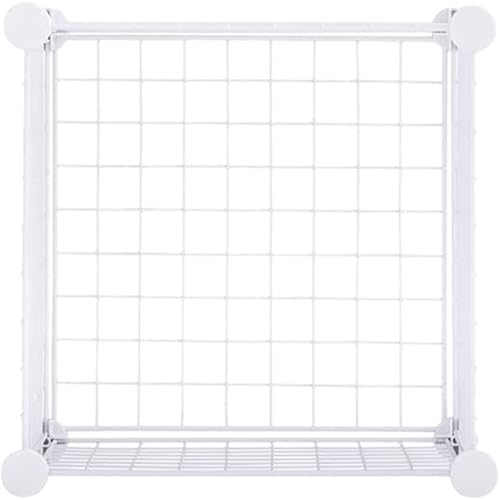 Rubbermaid 3 Piece Storage Wire Stackable Cube Set Easy Assemble White for Closet/Bookshelf/Toys Multi-Use Home Organizer - style: Storage Cubes