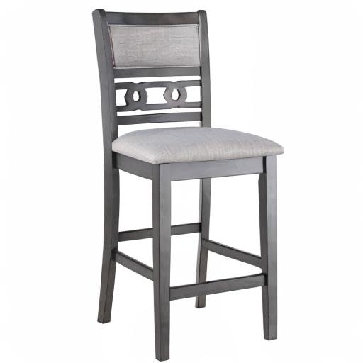 New Classic Furniture Gia Counter Chairs, Set of 2, Gray - color: Grey, size: Set of 2, style: Counter Chair