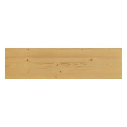 JOSHEN 60" Entryway Hallway Shelf Table, Easy-Assembly Square Table, Stable Space-Saving for Living Room, Natural - color: Natural
