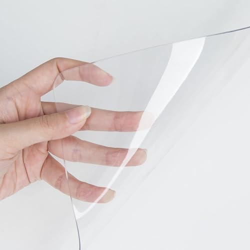 Clear Writing Desk Pad, 24’’x17” Heat Resistant Waterproof PVC Round Edge Durable Desk Protect Mat, Anti-Static Writing Mat Table Protector - size: 17" x 24"