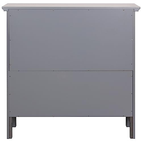 eHemco 2 Tier Bookcase with 2 Arched Supports, 29 Inches, Gray - color: Grey, size: 2 Tier