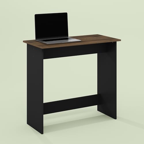 Essen Study Desk, Computer Desk, Writing Desk with for Home Office, Chestnut - color: Chestnut