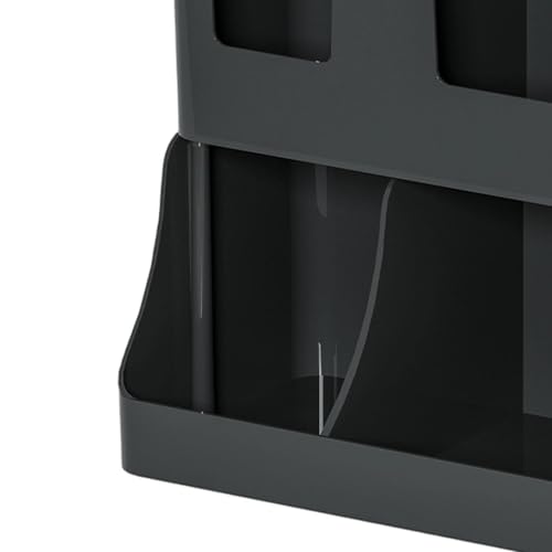 Coffee Station Organizer Large Capacity Storage Rack | Coffee Set Up Station Cup Organizer for Pods Tea Packets Condiment Syrup Home Kitchen Cabinet Pantry Table Office