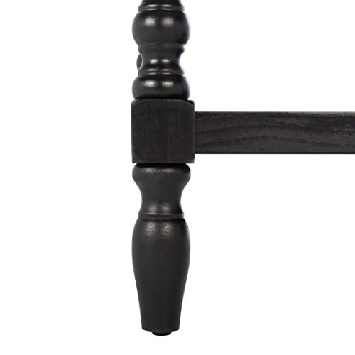 SAFAVIEH Furniture - Athena 3-Drawer Console Table - Black - Solid Wood - Farmhouse Classic Design - Ideal for Entryway, Living Room, Hallway, 23.5" W x 13" D x 29.5" H (CNS5703B) - color: Black