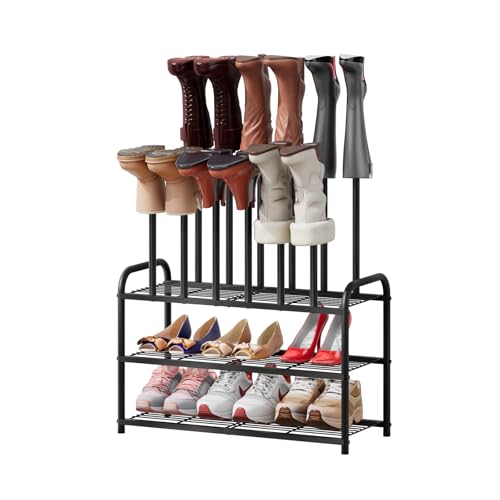 viewcare Tall Boot Rack, Boot Rack Organizer, Tall Boots with Shoe Rack for Closet, Shoe Shelf Storage Organizer for Entryway Space - size: Long