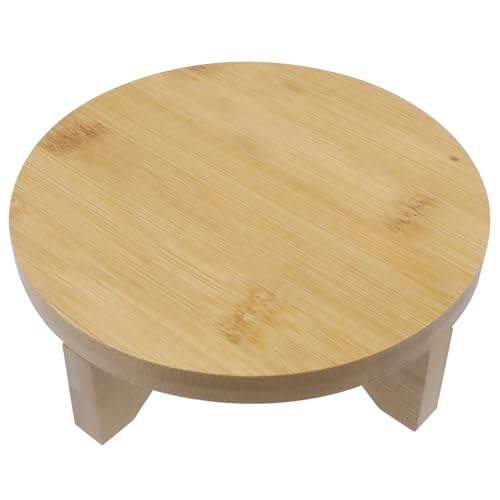 Oedema 6 Inch Round Solid Wood Flower Plant Stand | Mid Century Modern, Indoor Use, Desktop & Office Decor, Small Plants Display Riser, Decor Planter Stand - size: 6inch/153mm