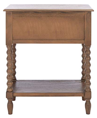 SAFAVIEH Furniture - Athena 3-Drawer Console Table - Brown - Solid Wood - Farmhouse Classic Design - Ideal for Entryway, Living Room, Hallway, 23.5" W x 13" D x 29.5" H (CNS5703C) - color: Brown