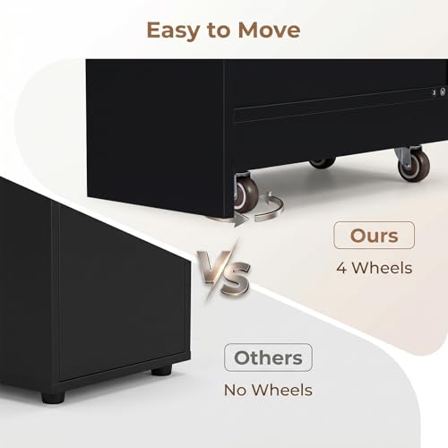 6-Tier Slim Mobile Shelving Cart with Wheels, Rolling Pantry Cabinet with 6 Baskets, Narrow Pull-Out Utility Cart, Space Saving Storage Organizer for Kitchen Living Room Bathroom Narrow Spaces, Black - size: Black & 11.81"D x 15.75"W x 70.47"H