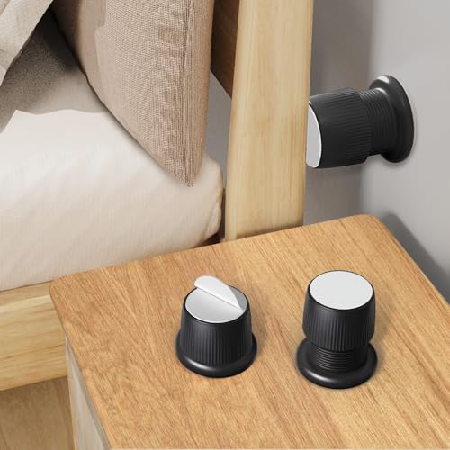 Microwave Risers - Adjustable Height (1.6in-2.6in) Microwave Oven Feet, 4-Pack Non-Slip Microwave Cooling Stand for Small Appliances (Microwave, Air Fryer) & Furniture (Sofa, Table) Black - color: Black