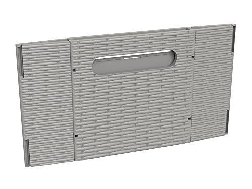 ClosetMaid 5439 Collapsible Mini Storage Bin with Two Handles, 2-Pack, Gray Wicker, 2 Pack - color: Gray Wicker