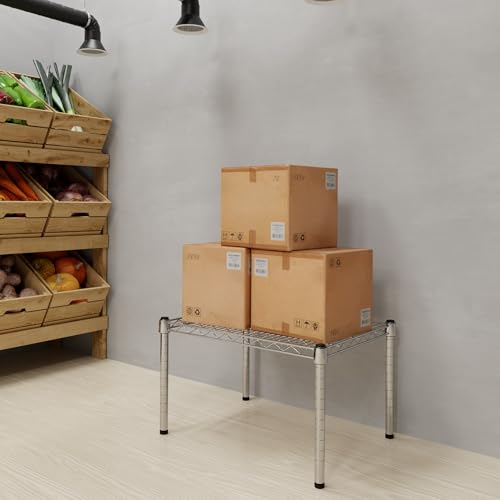18" Deep x 24" Wide x 14" Height Wire Shelving Kit | 1-Tier | NSF Commercial Storage Rack Unit - size: 18" Deep x 24" Wide