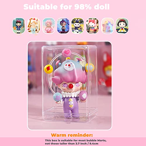 KissYou Acrylic Box Clear Display Box with Lid Plastic Square Cube Transparent Containers Jewelry Storage Box Wedding Party Favor Candy Boxes - size: 3.74 x 2.56 x 2.17 Inch