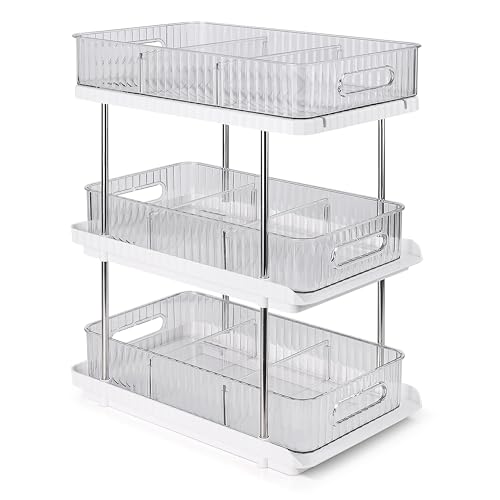 3-Tier Under Sink Organizer – Pull-Out Storage for Kitchen & Bathroom – Under Bathroom Sink Organizer, Under Sink Organizer Storage, Under Cabinet Storage Organizer