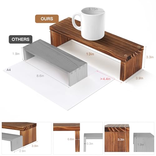 Plant Stand Shelf for Desk Window Sill Countertop Desktop Succulent Stand | 3 Tiers Small Wooden Tabletop Ladder Plant Shelves for Cupcake Stand Riser Kitchen Spice Rack Holder