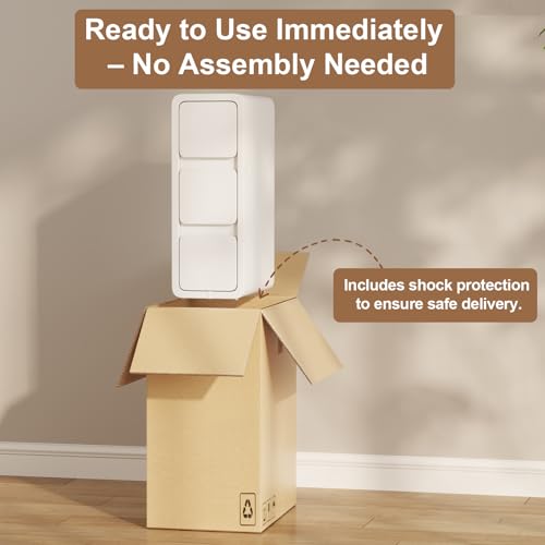 AQIMUELE Narrow Nightstand - Narrow Bedside Table with Drawers, Wood Small Nightstand with Leather Surface for Bedroom, White - 7.9" W - color: White (3 Drawers), size: 7.9"W