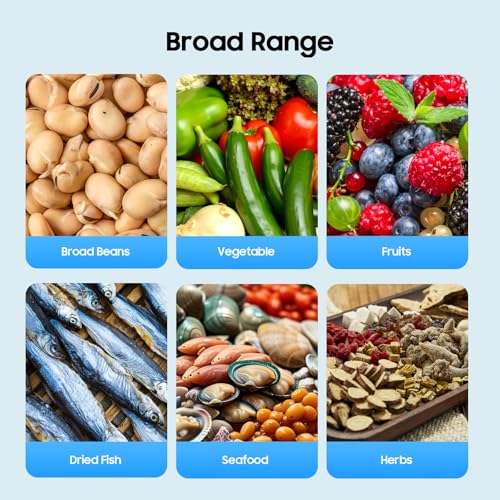 Herb Drying Rack, 4 Layers Foldable Drying Rack with Zipper Opening, Hanging Drying Net for Herbs, Fruits, Vegetables, Fish, Shrimp, Foldable Nylon Netting, Blue (13.78X13.78X25.59 in)