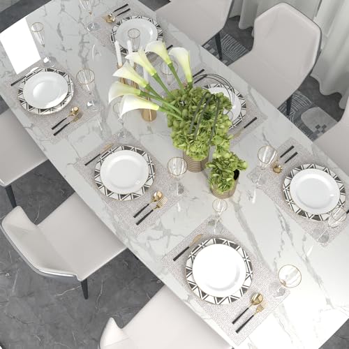 Set of 4,Soft Handmade Faux Linen 2 Side Place Mats Heat Resistant Dining Table Place Mats Kitchen Table Mats 12 x 18 Beige - color: Beige, size: Rectangular Placemats 12" x 18"