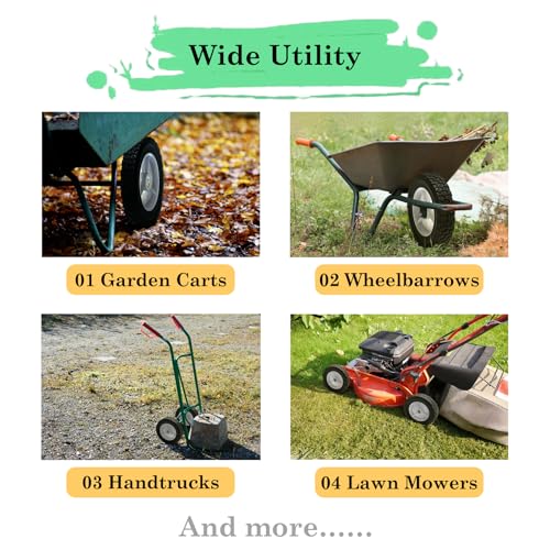 Parts Camp 8 inch Plastic Wheel Fits Oregon 72-108 hand trucks,lawnmowers,utility carts,Radio Flyer Wagon, BBQ Grill,Lawn Sprayer,Trash Can Universal Wheel 9613 - size: 8-inch