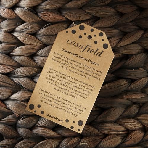 Casafield Hourglass Side Table, Espresso Dark Brown, Hyacinth Round End Table, Boho Woven Wicker Accent for Bedroom, Living Room, Office, Entryway - color: Espresso - Hyacinth