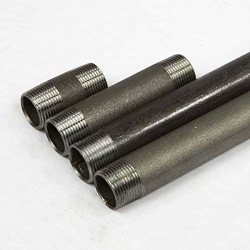 Rusty Design H28, BKH1728C38 Pipe Legs KIT with Cross Bar for Writing Desk, Computer Table, H-Shape, L38 x W17 x H28, Pack Suitable for 1 Table
