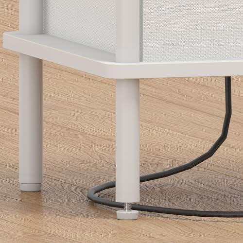 Small Side Table with Charging Station, Set of 2 End Table for Small Spaces, Slim Nightstand with Outlet,Sofa Beside Table, 3-Tier Storage Shelf,Living Room, Bed Room, Natrual White - color: Natrual White