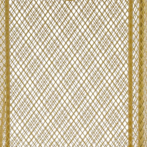 Metal Laundry Basket Cart, Rolling Laundry Hamper with Wheels, Freestanding Square Mobile Storage Cart, Raised Bottom, Round Handles, Hollow Mesh (Gold, 11.8x11.8x21.7in) - color: Gold, size: 11.8x11.8x21.7in