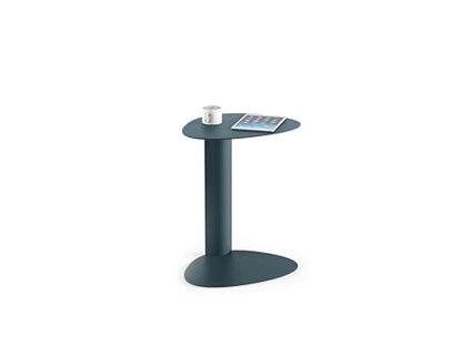 BDI Furniture Bink 1025-19.25'' Laptop Stand, Side Table, End Table, C Table for Sofa or Bedside, Ocean - color: Blue
