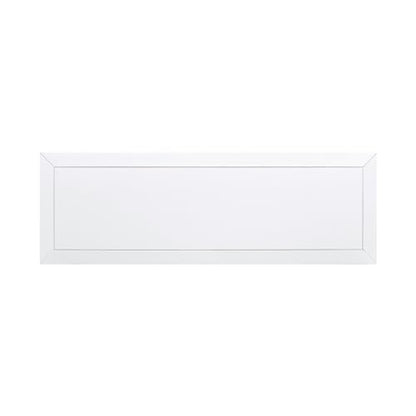 P PURLOVE Console Table Buffet Sideboard Sofa Table with Drawers Cabinets and Bottom Shelf (White) - color: White