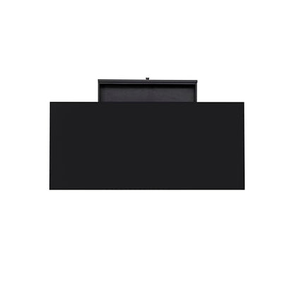 Linon Melissa Black Wooden One Drawer Writing Desk - color: Black