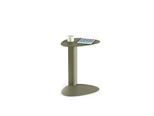 BDI Furniture Bink 1025-19.25'' Laptop Stand, Side Table, End Table, C Table for Sofa or Bedside, Moss - color: Green