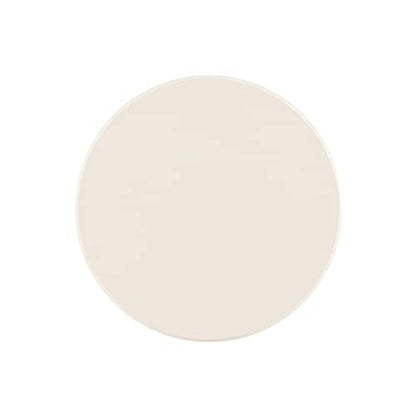 Powell Tarkin Round Off White Turned Spindle Pedestal Side Accent Table - color: Off White
