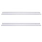 AZSKY 36 Inch Picture Ledge Shelf Floating Shelves Wall Mounted Set of 2 White - color: White, size: 36in set 2