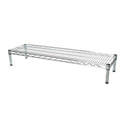 Shelving Inc. 12" d x 36" w Chrome Wire Shelving with 1 Tier Shelf, Weight Capacity 800lbs Per Shelf - size: 12"d x 36"w x 6"h