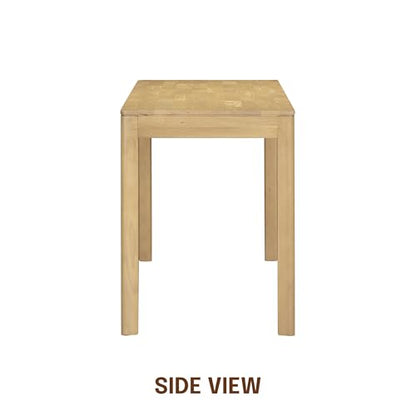 NTC Flow Modern Wooden Rectangle Desk Table with Hidden Drawer – Waterproof & Heat Resistant - Sand - color: Sand, size: 47 Inch, style: Desk