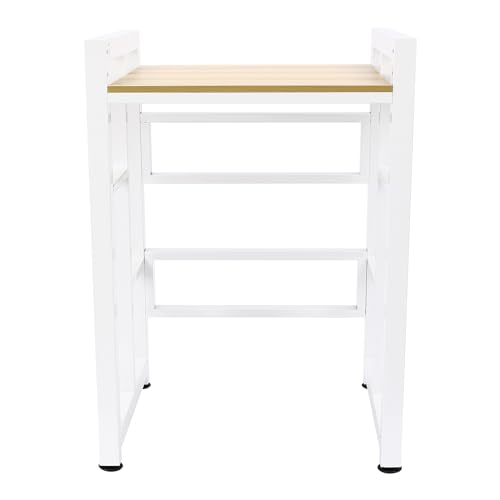 Over Washer and Dryer Shelves,Dryer Storage Shelf,Laundry Room Storage and Organizer Standing Shelf,Height Adjustable Laundry Room Shelves, Load-Bearing Capacity 418.9 lbs (Light Walnut) - color: Light Walnut