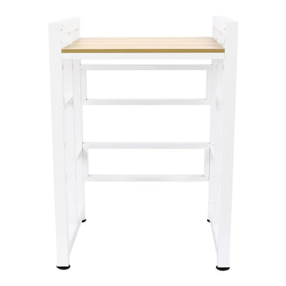 Over Washer and Dryer Shelves,Dryer Storage Shelf,Laundry Room Storage and Organizer Standing Shelf,Height Adjustable Laundry Room Shelves, Load-Bearing Capacity 418.9 lbs (Light Walnut) - color: Light Walnut