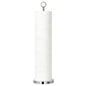 TACGEA Toilet Paper Holder Stand(with Reserve Function), Free-Standing Spare Rolls Storage Holder, Stainless Steel - color: Silver (With Top Ring)
