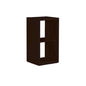 Riverbay Furniture Two Cubby Wood Storage Cabinet, 30 in Wide, Sturdy Particleboard and Veneer Construction, Espresso Finish, Horizontal or Vertical Use, Compact Design for Home Organization - size: 2 Cubby