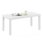 Furinno CLASSIC Coffee Table, Modern Rectangle Printer Stand, White | 1.8" Triple Thick Tabletop, Toolless Assembly, Side Table, for Living Room, Home Office - color: White, size: Rectangle