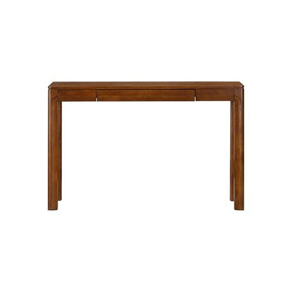 NTC Flow 47-Inch Console Table, Modern Solid Wood Entryway Table with Hidden Drawer, Waterproof & Heat Resistant, Narrow Table for Hallway, Living Room & Foyer, Dark Walnut - color: Dark Walnut, size: 47 Inch, style: Console