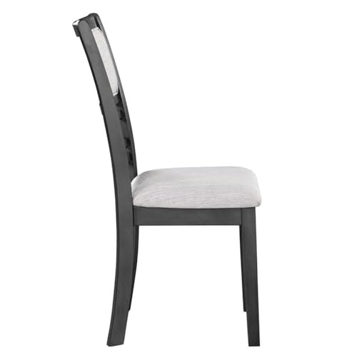 New Classic Furniture Gia Dining Chairs, Set of 2, Gray - color: Grey, size: Set of 2, style: Dining Chair