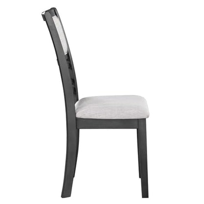 New Classic Furniture Gia Dining Chairs, Set of 2, Gray - color: Grey, size: Set of 2, style: Dining Chair