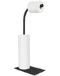 Toilet Paper Holder Stand, Free Standing Toilet Paper Holder | with Weighted Base, for Bathroom Storage Holds Reserve Rolls