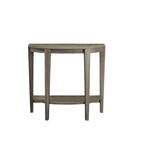 Monarch Specialties Console Table - Narrow Entry Table, 36” L (Dark Taupe) - color: Dark Taupe