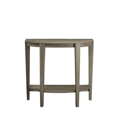 Monarch Specialties Console Table - Narrow Entry Table, 36” L (Dark Taupe) - color: Dark Taupe